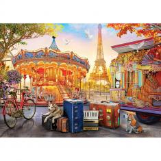 Puzzle 2000 pièces : Parc d'attractions, Paris