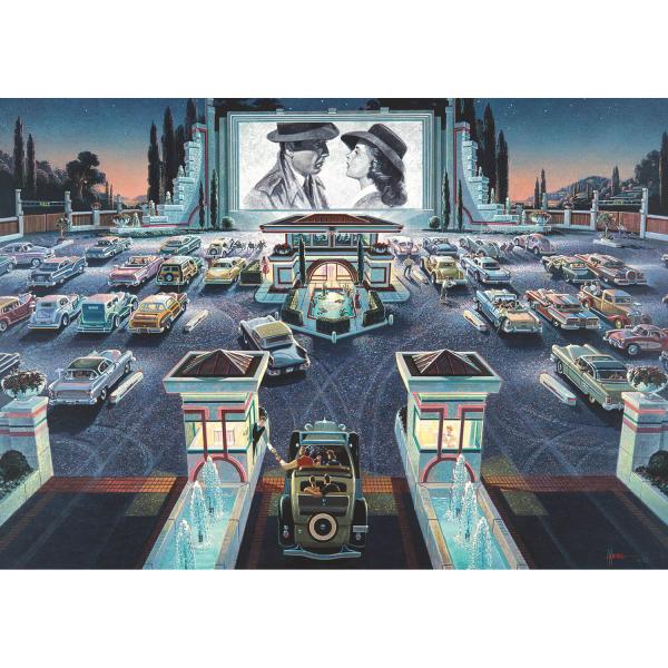Puzzle 1000 pièces : Cinéma en plein air - ArtPuzzle-5270