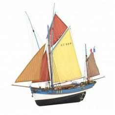 Maquette bateau en bois : Marie Jeanne