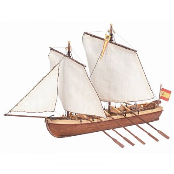 Maquette en bois - Santisima Trinidad Longboat - Artesania-19014