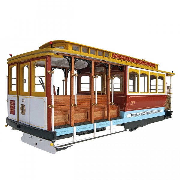 Maquette en bois : Tramway de San Francisco : Powell Street - Artesania-20330