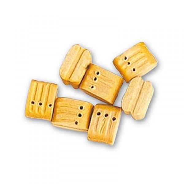 Accessoire pour maquette de bateau en bois : Triple moufles 7 mm  - Artesania-8532
