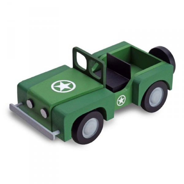 Maquette voiture : Mon premier kit en bois : Jeep - Artesania-30510
