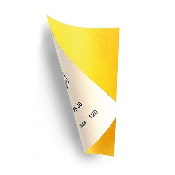 Papier abrasif : Set de 4 papiers moyens : Jaune - Artesania-27635