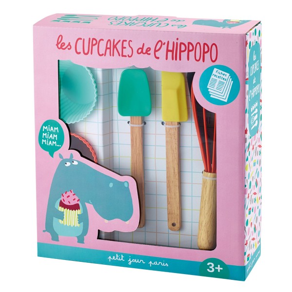 Coffret pâtisserie : Les cupcakes de l'Hippopo - ArtyFrog-AF452H