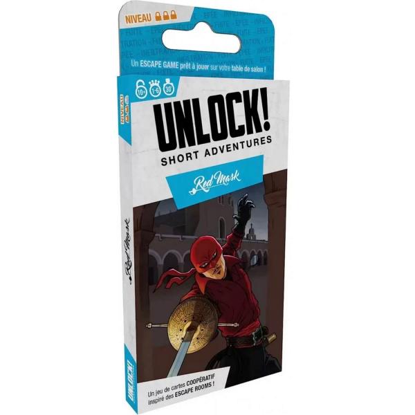 Unlock! Short Adventures : Red Mask - Asmodee-SCUNLSH07FR