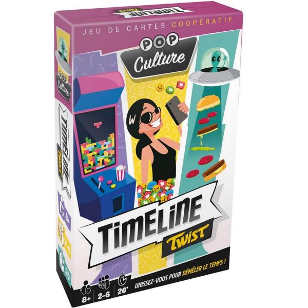 Timeline Twist : Pop Culture - Asmodee-TIMET02C100FR