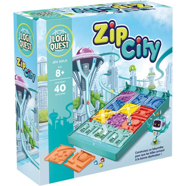 Logiquest : Zip City - Asmodee-MIXLQ04FR