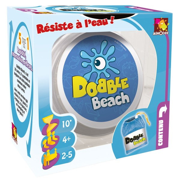 Dobble Beach : Jeu de cartes - Asmodee-DOBBEAC01FR