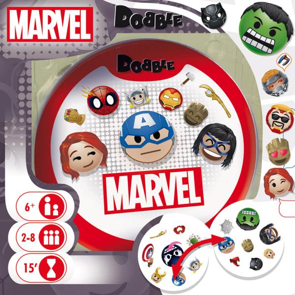 Dobble Marvel emoji - Asmodee-DOBMARE01FR