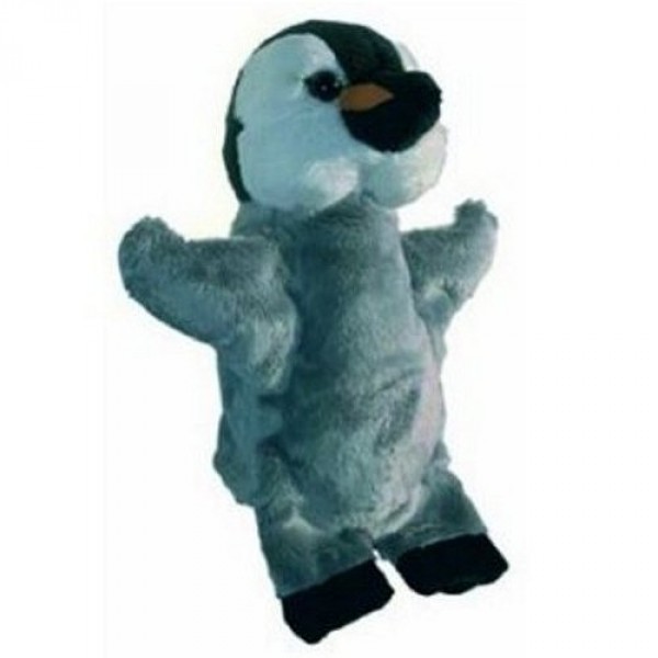 Peluche Marionnette Pingouin - Sycomore-PEL60310