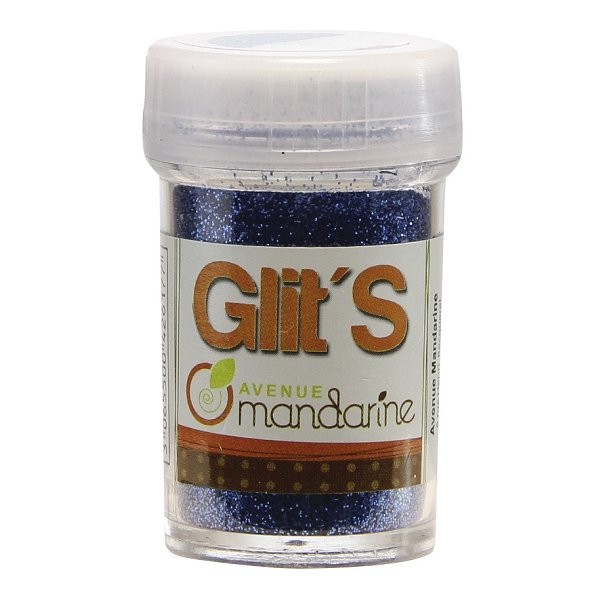 Paillettes Glit'S 14g : Bleu Roy - Mandarine-42617MD
