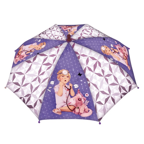 Parapluie 67 cm : Des étoiles plein les yeux : Violet - Mandarine-CO017O