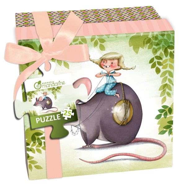 Puzzle 25 pièces : La petite souris - 62420
