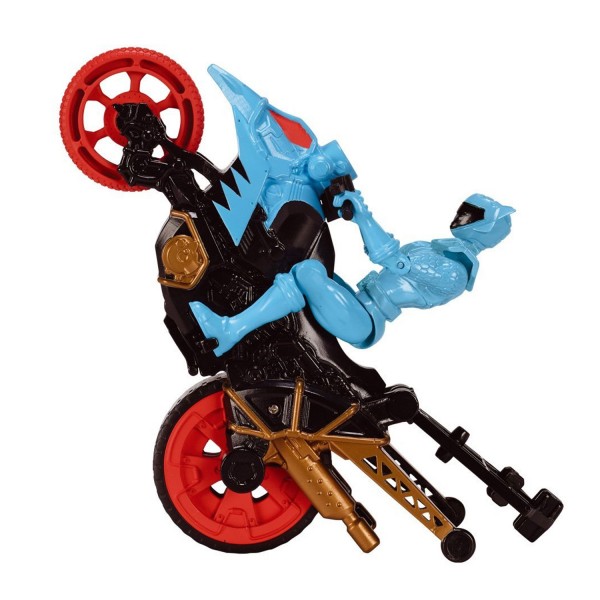 Moto Cascade Dino Stunt Bike et Aqua Ranger figurine 12 cm - Bandai-43070-43075
