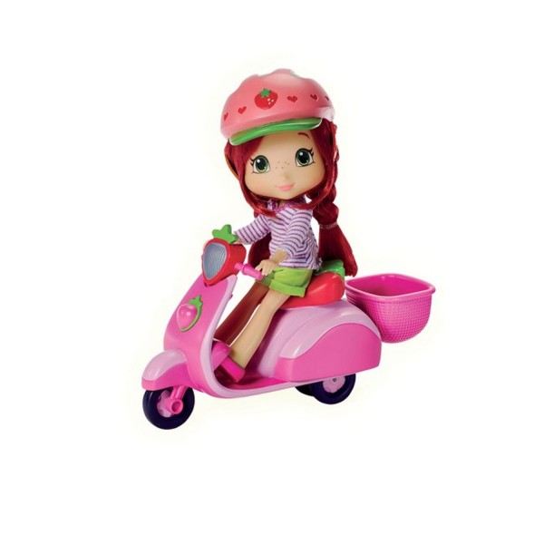 Charlotte aux fraises : Scooter et poupée 15 cm - Bandai-12307EL