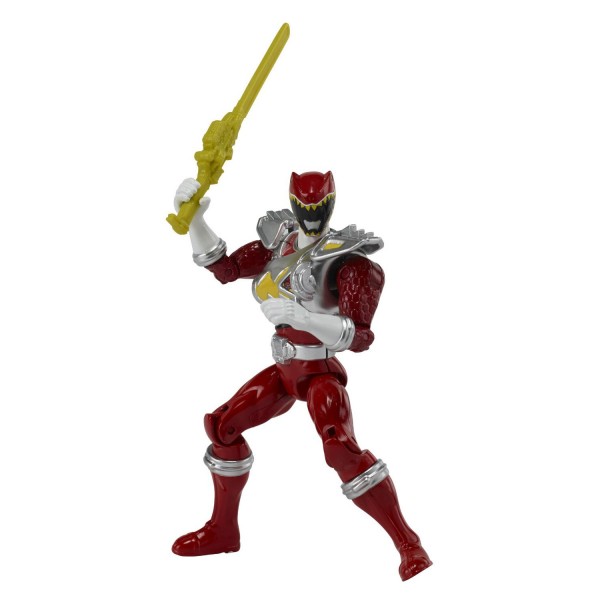 Figurine Power Rangers Dino Charge 12 cm : Ranger rouge - Bandai-42200-42211