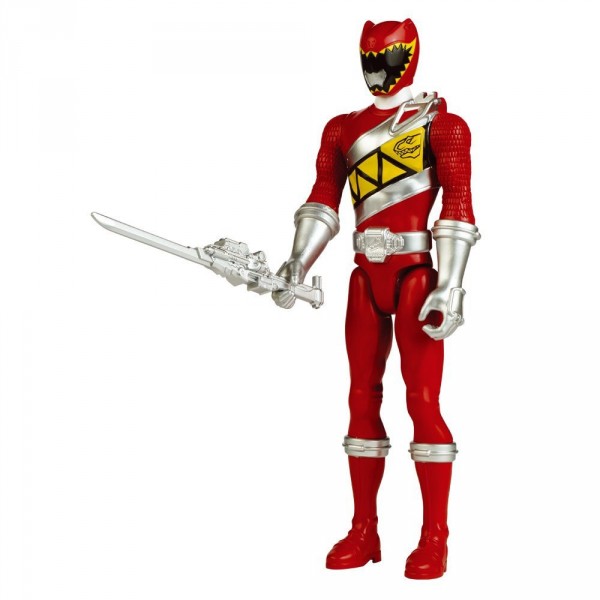 Figurine Power Rangers Dino Super Charge 30 cm : Ranger Rouge T-Rex - Bandai-43120-43121