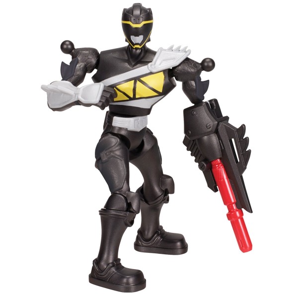 Figurine Power Rangers Mixx N Morph : Ranger Noir Dino Charge - Bandai-42080-42082
