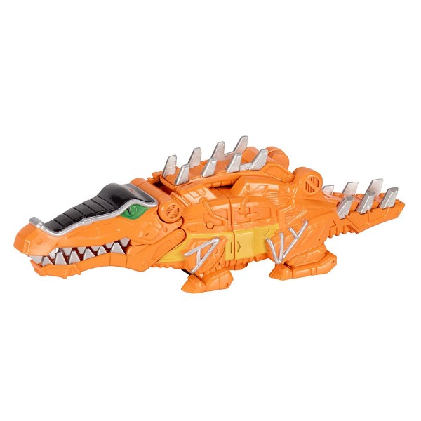 Figurine Power Rangers : Zord Dino et son chargeur : Deinosuchus Zord orange - Bandai-43100-43106