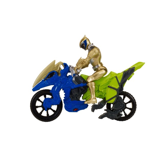 Figurine Power Ranger + Dino Cycle : Gold Ranger - Bandai-42070-42074
