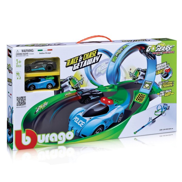 Circuit de voitures : Go gears Race & Chase - Bburago-30349