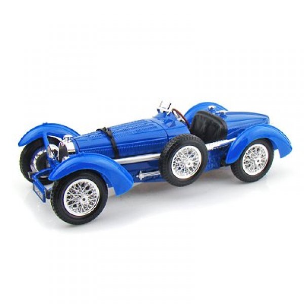 Modèle réduit - Bugatti type 59 (1934) - Collection Gold - Echelle 1/18 : Bleu - BBurago-12062-1