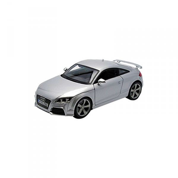 Modèle réduit de voiture de sport : Audi TT RS grise : Echelle 1/18 - BBurago-12080-1