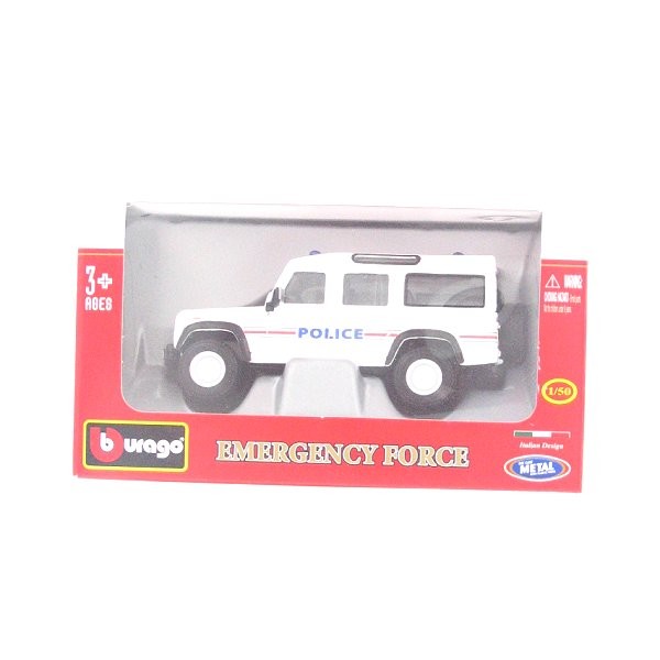 Modèle réduit Emergency Force Echelle 1/50 : 4x4 Police - BBurago-32000-8
