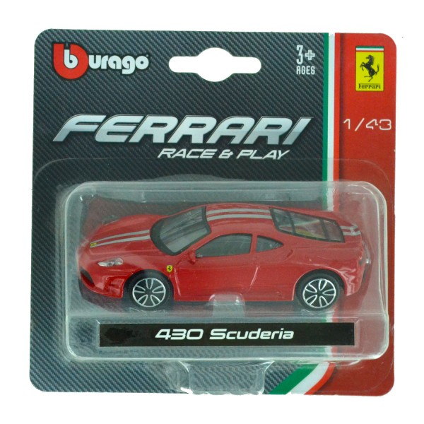 Modèle réduit Ferrari 1/48 : 430 Scuderia - BBurago-36001-9