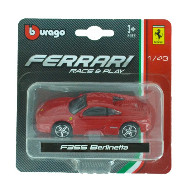 Modèle réduit Ferrari 1/48 : F355 Berlinetta - BBurago-36001-12