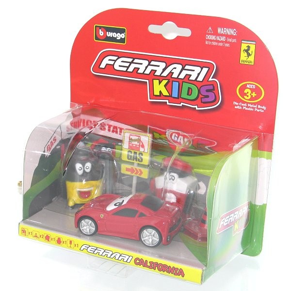 Modèle réduit Ferrari Kids : California rouge avec accessoires - Bburago-31250-9