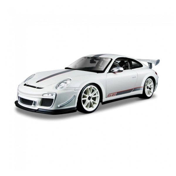 Modèle réduit Porsche 911GT3 RS 4 : Collection Plus : Echelle 1/18 :  Blanc - BBurago-11036-2
