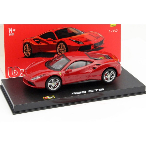 Modèle réduit de voiture en boîte : Ferrari Signature 488 GTB : Echelle 1/43 - Bburago-36904