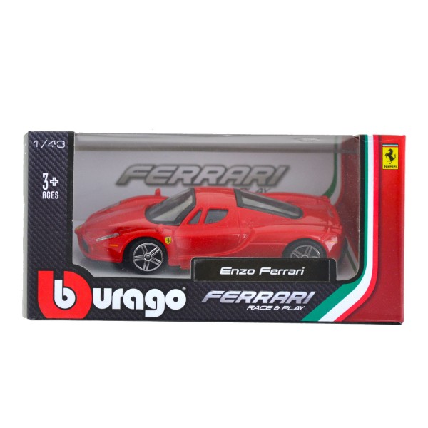 Modèle réduit Ferrari Race & Play 1/43 : Ferrari Enzo Ferrari - Bburago-36100-6