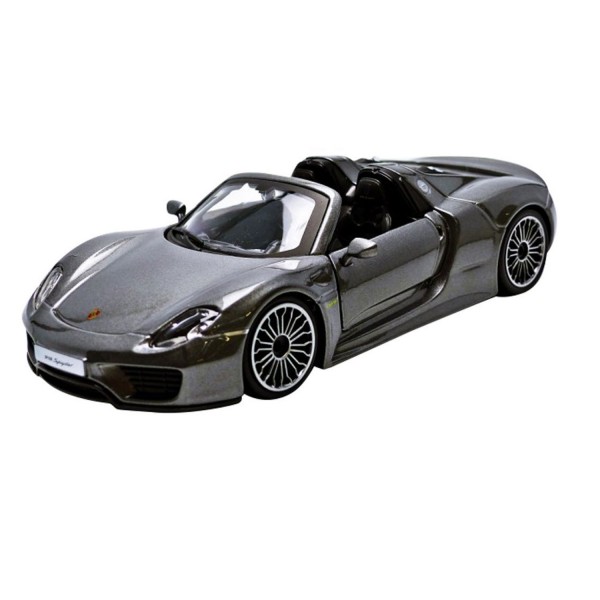 Modèle réduit de voiture de sport : Porsche 918 Spyder : Echelle 1/24 - Bburago-21076