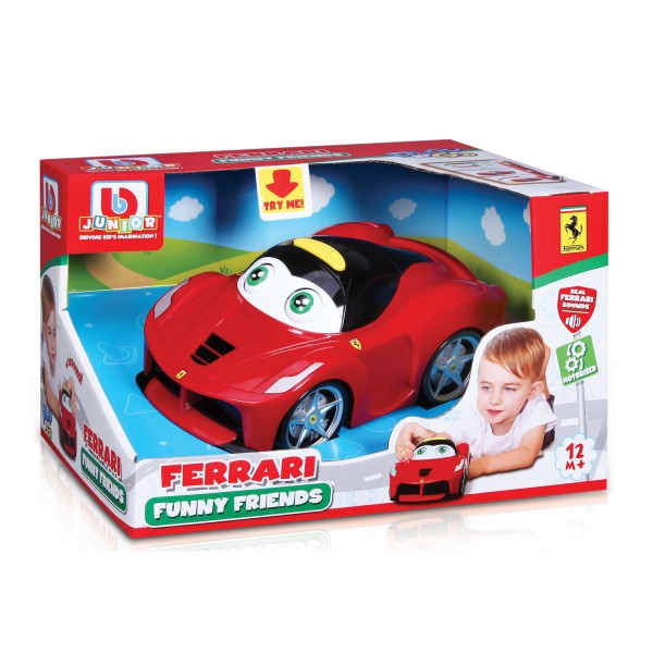 Voiture motorisée junior Funny Friends : Ferrari - Burago-81502