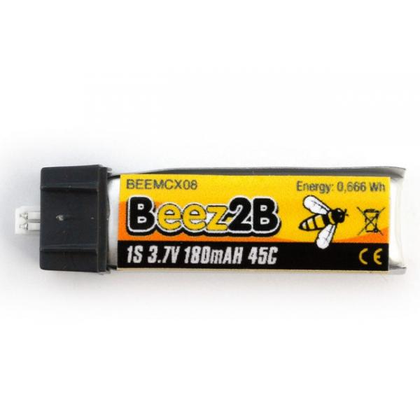 Batterie Lipo 1s 3.7V 180mAh 45C (mCX. mSR. Minium etc.) - BEEMCX08