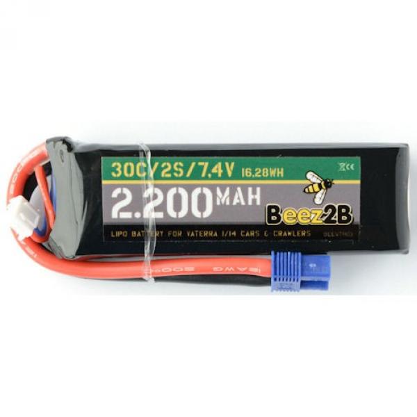 Batterie Lipo 2s 7.4v 2200mAh pour Vaterra 1/14 Cars et crawler - BEEVTR03