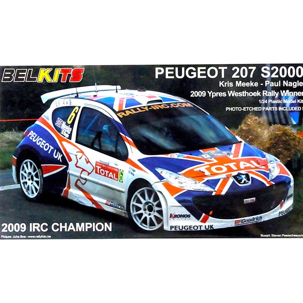 Maquette voiture : Peugeot 207 S2000 2009 - Belkits-BEL001