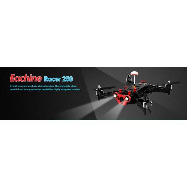 Racer 250 FPV Drone Emetteur I6 2.4G 6 voies Camera HD Moniteur  7p 32Canaux Eachine RTF - 254443