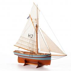 Maquette bateau en bois : Henriette Marie