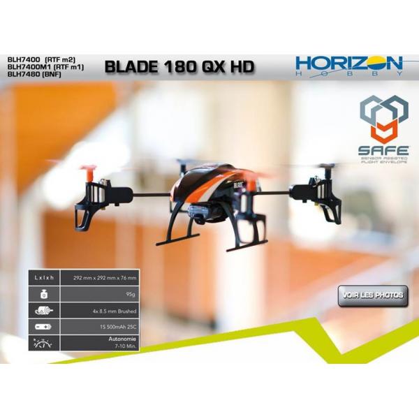 Blade 180 QX HD RTF Mode 2 - BLH7400AC - BLH7400AC