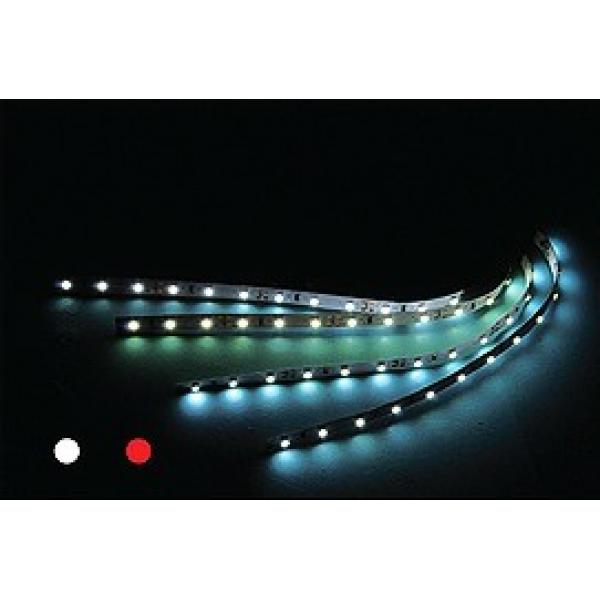 4x bandes 20cm autocollantes LED blanche Quad BMI - BMI-81275