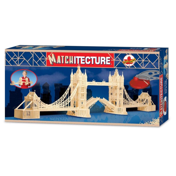 Maquette en allumettes : Matchitecture : Pont de Londres : Tower Bridge - Bojeux-6631