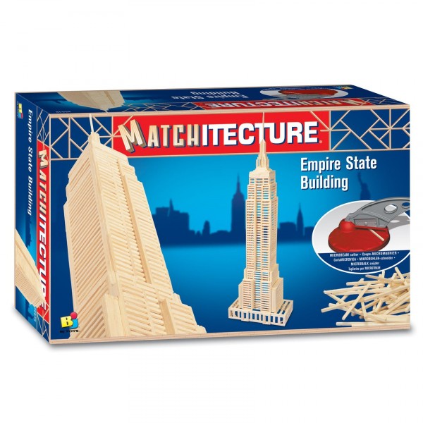 Maquette en allumettes : Matchitecture : Empire State Building - Bojeux-6647