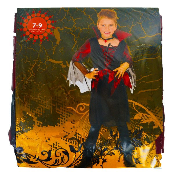 Déguisement Halloween 7/9 ans : Vampire fille - Boland-86499-14