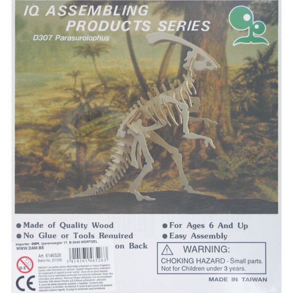Maquette à construire Médium : Parasurolophus - Bones-6146526-d307