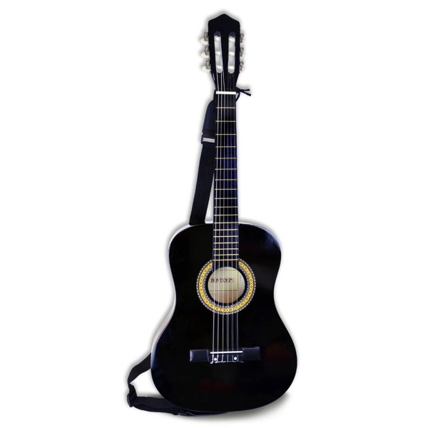 Guitare classique noire en bois 93 cm - Bontempi-229210