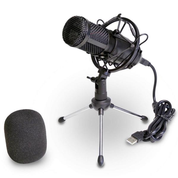 Microphone à condensateur cardioïde USB - Bontempi-418020